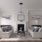 Ekena Millwork Leandros Ceiling Medallion (Fits Canopies up to 6 3/8"), 19 7/8"OD x 1 1/4"P, Black Pearl CM22LNBPS - alternate 4